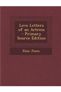 Love Letters of an Actress