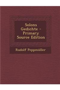 Solons Gedichte