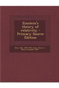 Einstein's Theory of Relativity