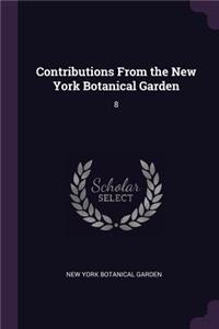 Contributions from the New York Botanical Garden