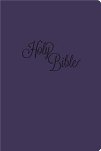 KJV, End-of-Verse Reference Bible, Personal Size, Giant Print, Imitation Leather, Purple, Red Letter Edition