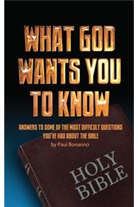What God Wants You to Know