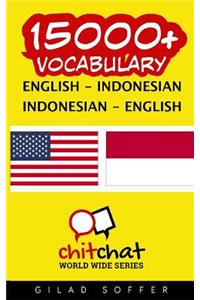 15000+ English - Indonesian Indonesian - English Vocabulary