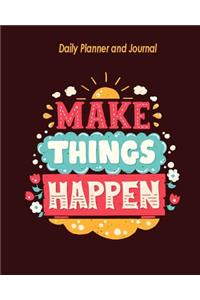 Daily Planner and Journal