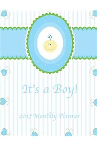 It's a Boy! 2017 Monthly Planner