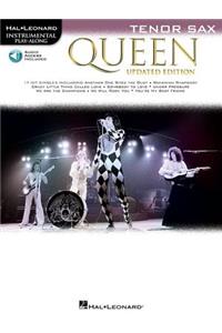 Queen - Updated Edition Tenor Sax Instrumental Play-Along Book/Online Audio