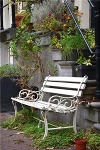 A Welcoming White Park Bench in Amsterdam Holland Journal