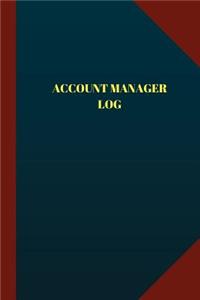 Account Manager Log (Logbook, Journal - 124 pages, 6