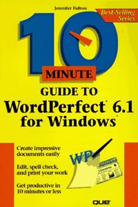 10 Minute Guide to Wordperfect for Windows 6.1