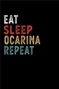 Eat Sleep Ocarina Repeat Funny Musical Instrument Gift Idea