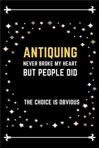 Antiquing Notebook Stars Cover