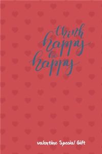 Think happy be happy The Couples Journal Special Gift