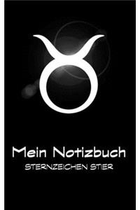 Mein Notizbuch - Sternzeichen Stier