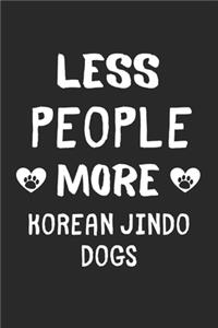 Less People More Korean Jindo Dogs