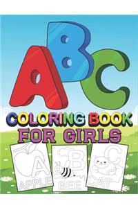 ABC Coloring Book for Girls