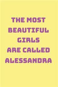 Alessandra Girl Woman Notebook