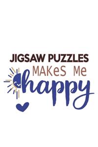Jigsaw Puzzles Makes Me Happy Jigsaw Puzzles Lovers Jigsaw Puzzles OBSESSION Notebook A beautiful