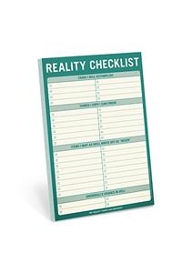 Knock Knock Reality Checklist Pad