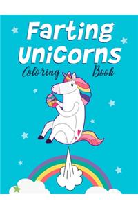 Farting Unicorns - Coloring Book
