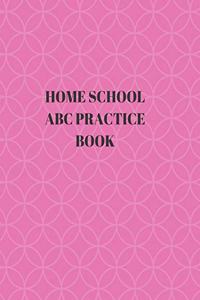 Home School ABC Practice Book