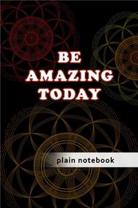 Blank Plain Notebook