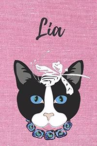 Lia Katzen-Malbuch / Notizbuch / Tagebuch