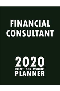 Financial Consultant 2020 Weekly and Monthly Planner