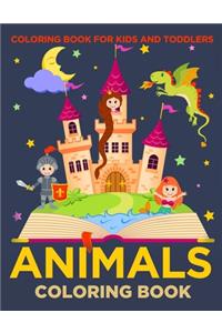 Animals Coloring Book For Kids And Toddlers