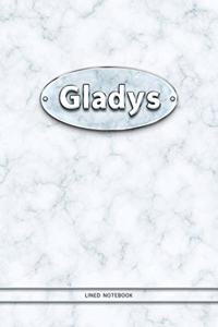 Gladys - Lined Notebook