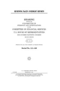 Reviewing FinCEN oversight reports