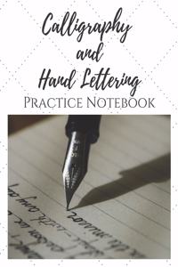 Calligraphy and Hand Lettering Practice Workbook Notebook With 150 Sheets