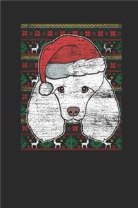 Ugly Christmas - Poodle: Small Lined Notebook - Christmas Gift for Kids, Women, Men Girls And Boys