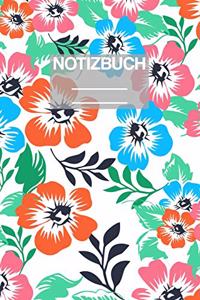 Notizbuch A5 Muster Flower Blumen Blume