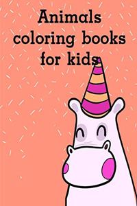 Animals coloring book for kids