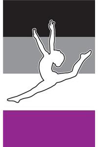 Gymnastics Asexual Pride Flag - Lined Notebook