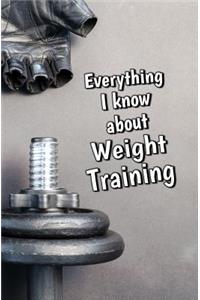 Everything I Know About Weight Training
