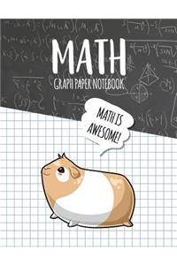 Math Graph Paper Notebook