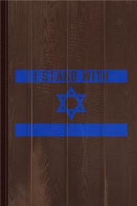 I Stand with Israel Journal Notebook: Blank Lined Ruled for Writing 6x9 110 Pages