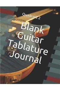Blank Guitar Tablature Journal