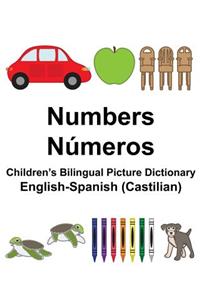 English-Spanish (Castilian) Numbers/Números Children's Bilingual Picture Dictionary