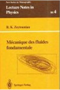 Mecanique DES Fluides Fondamentale