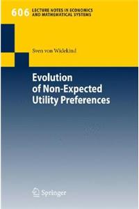 Evolution of Non-Expected Utility Preferences