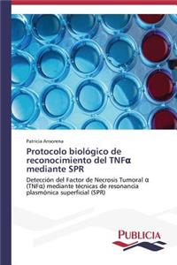 Protocolo biológico de reconocimiento del TNFα mediante SPR