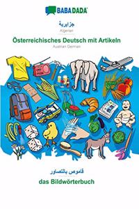 Algerian (in arabic script) - Österreichisches Deutsch mit Artikeln, visual dictionary