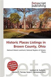 Historic Places Listings in Brown County, Ohio