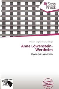 Anne L Wenstein-Wertheim