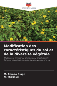 Modification des caractéristiques du sol et de la diversité végétale