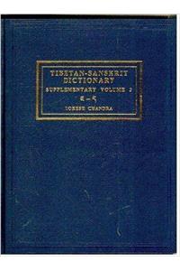 Tibetan-Sanskrit Dictionary; Vol. 3