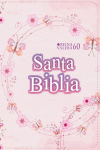Biblia Rvr 1960 Compacta Símil Piel Juvenil Mariposa Palo Rosa (Bible Rvr 1960 Compact Size Leatherlike Youth Light Pink Butterfly (Spanish Edition)