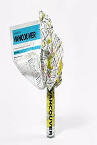 Vancouver Crumpled City Map